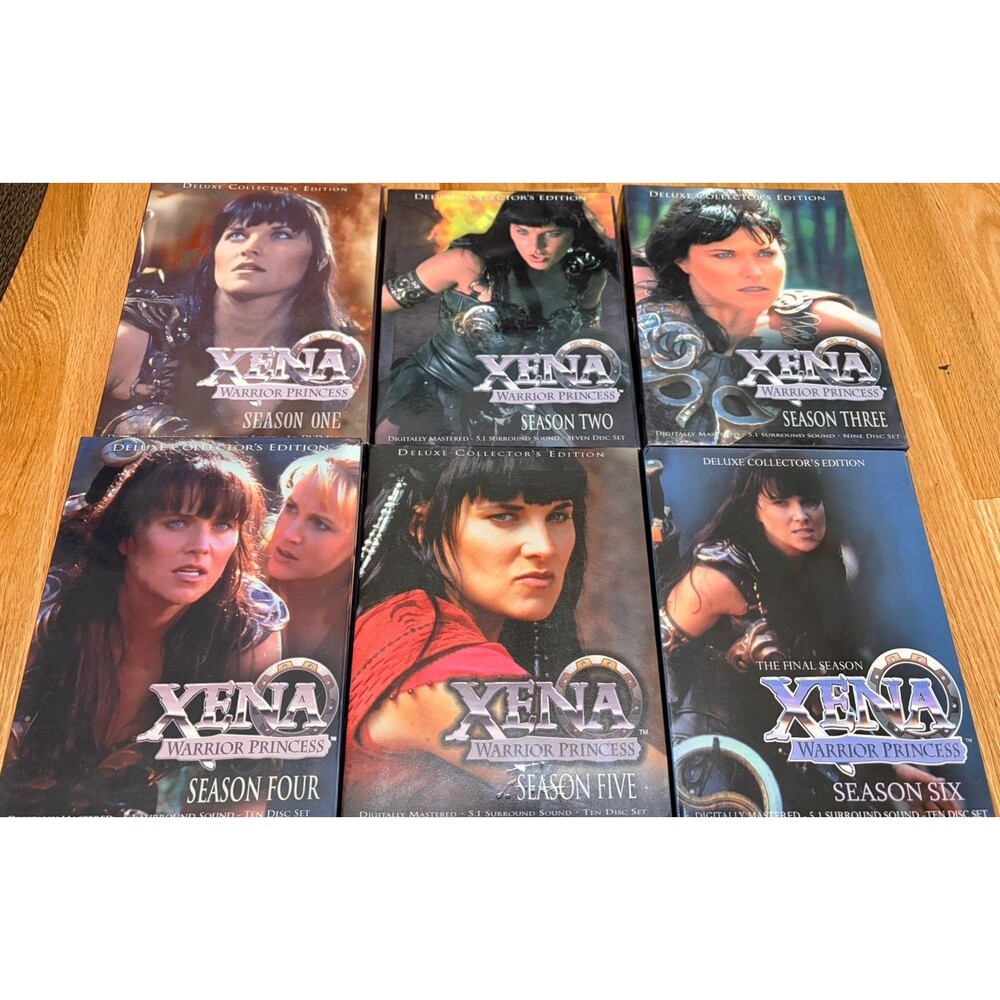 Xena Warrior Princess Complete Series Seasons 1 2 3 4 5 6 DVD Set Collectors Ed